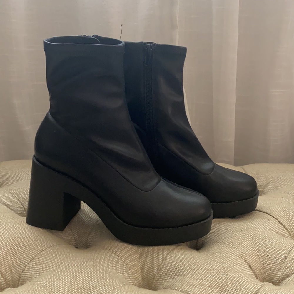 Platform booties
